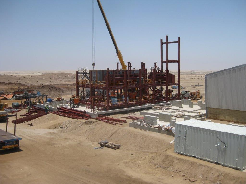 Flotation plant installation