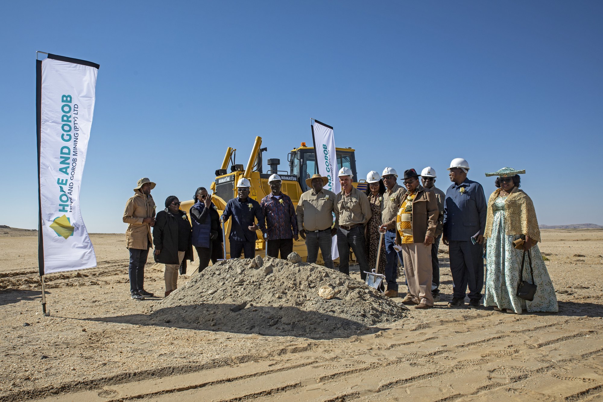 Hope and Gorob mine site in the Erongo Region
